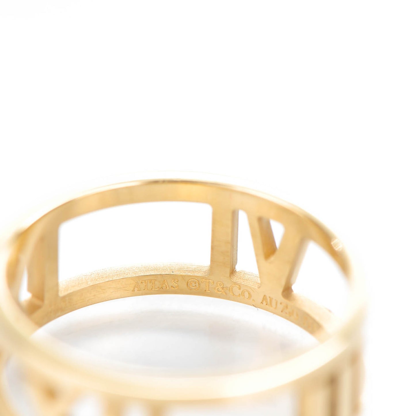 18K Yellow Gold Atlas Open Ring 6.75