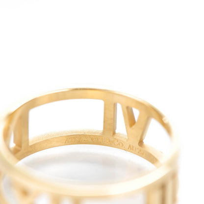 Tiffany 18K Yellow Gold Atlas Open Ring 6.75 4 of 6
