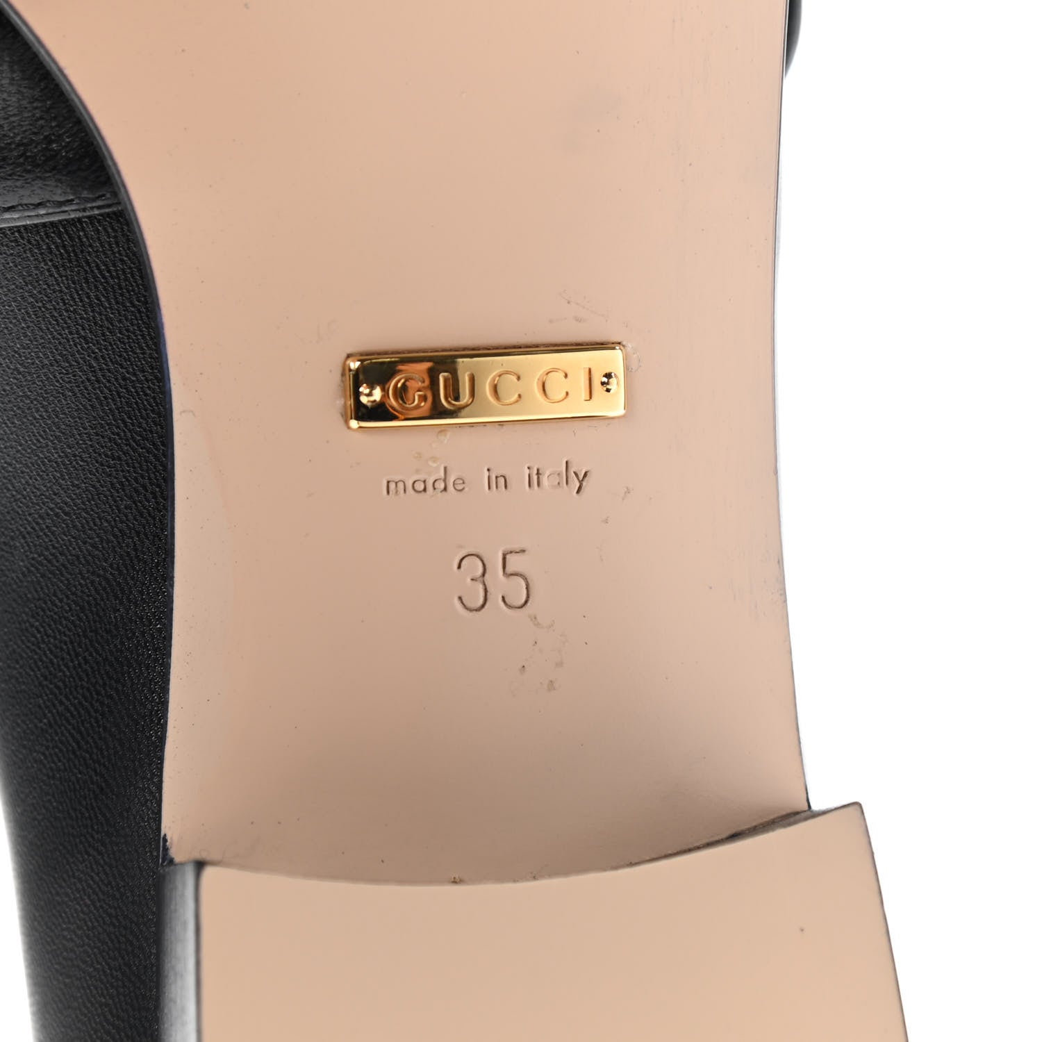 Gucci Malaga Kid Womens GG Marmont Loafers 35 Black 6 of 11
