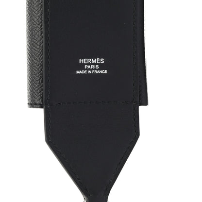 Hermes Swift Epsom Pocket Kelly Shoulder Strap Black 3 of 4
