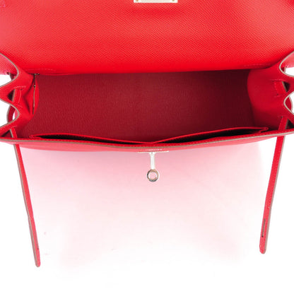 Hermes Epsom Kelly Sellier 32 Rouge Casaque 18 of 26
