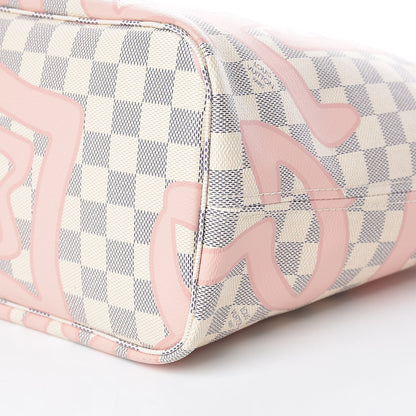 Louis Vuitton Damier Azur Tahitienne Neverfull MM 9 of 9
