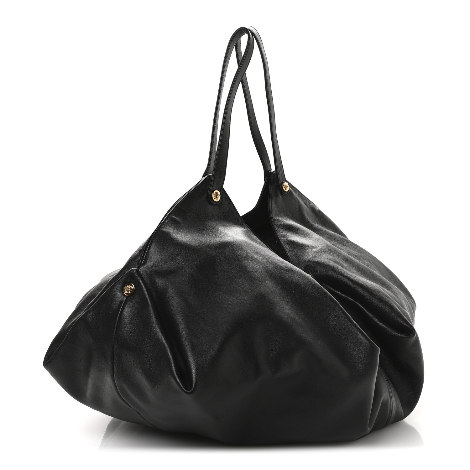 Versace Nappa Large Protea Shoulder Bag Black 3 of 11