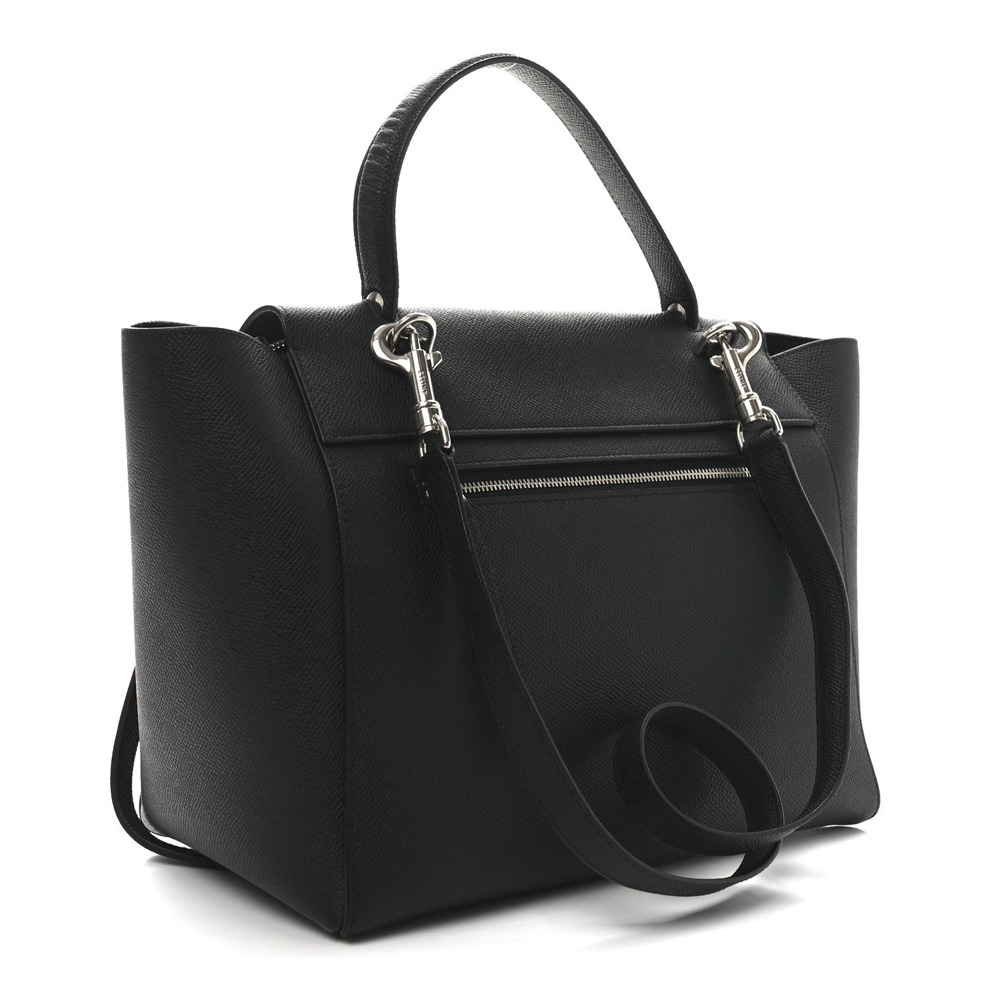 Grained Calfskin Micro Belt Bag Navy Blue