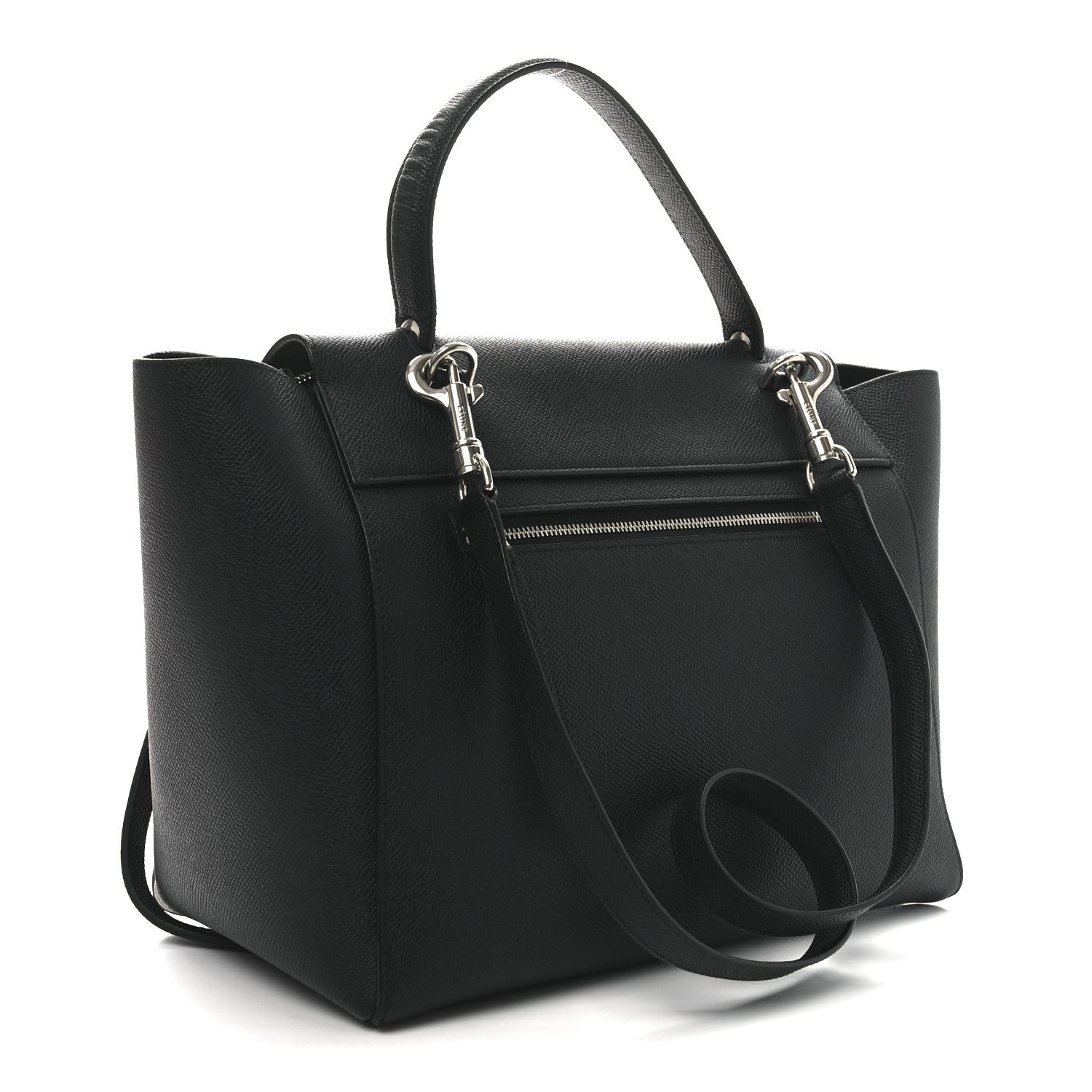 Celine Grained Calfskin Micro Belt Bag Navy Blue 3 of 10
