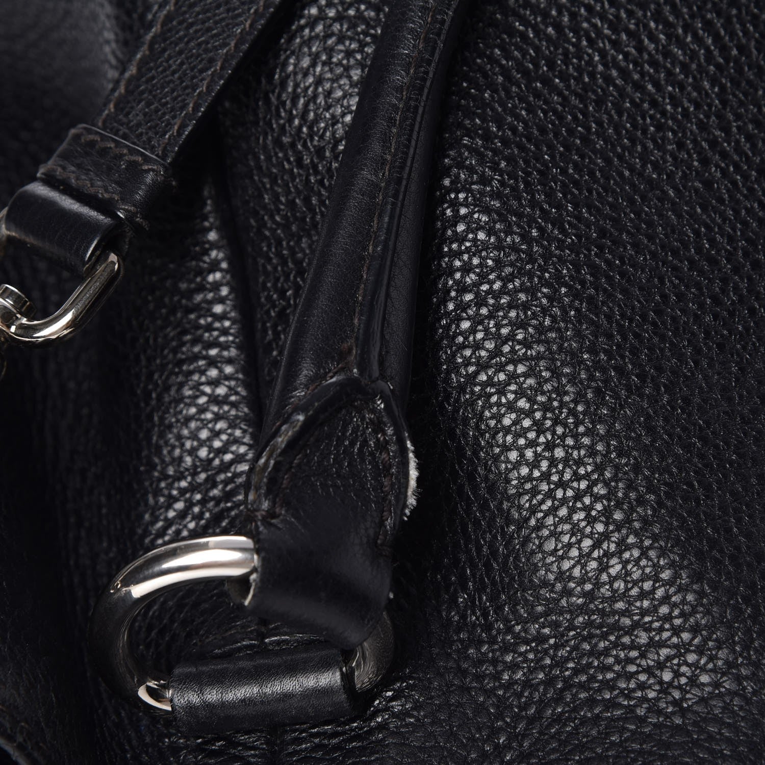 Prada Vitello Daino Tote Nero Black 16 of 20
