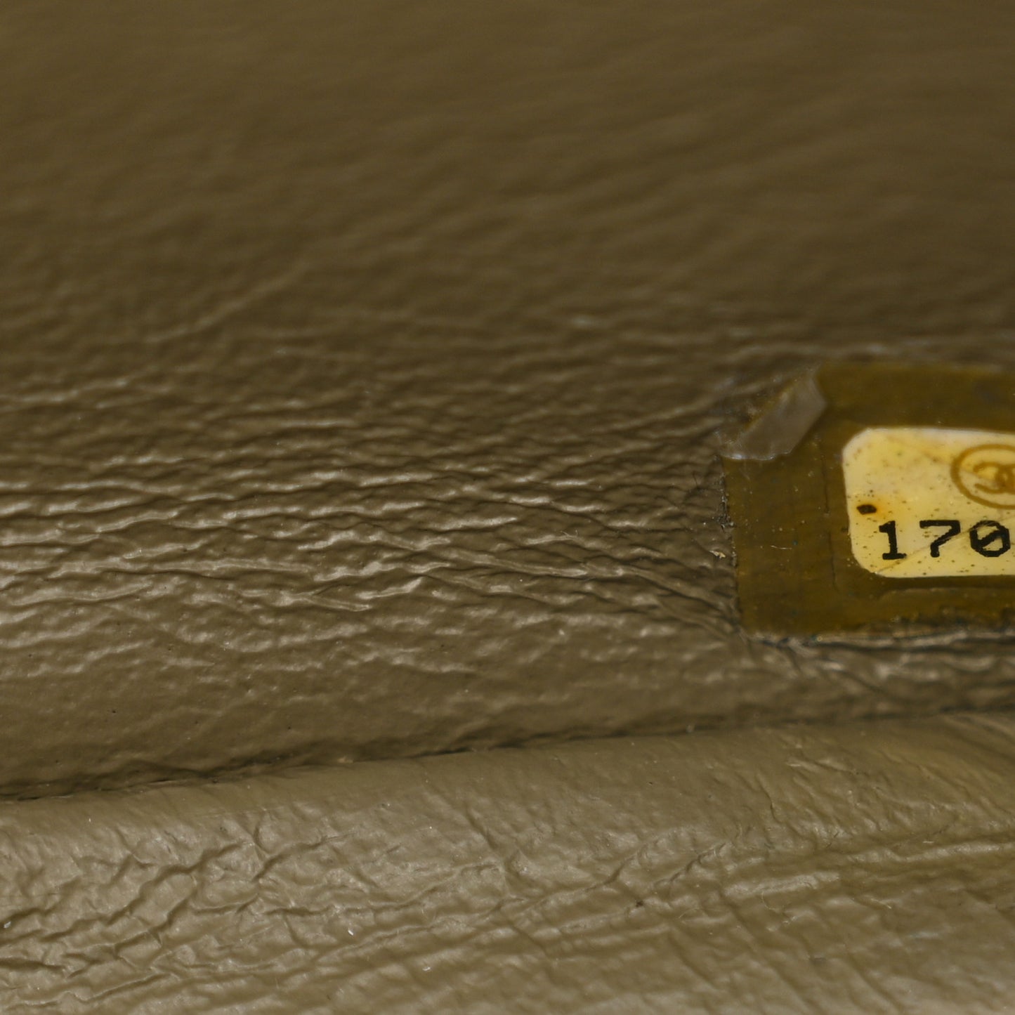Caviar Quilted Mini Rectangular Flap Khaki