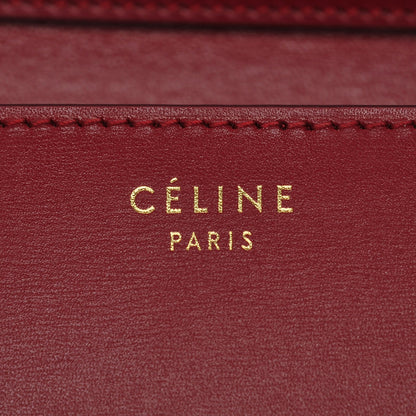 Celine Box Calfskin Medium Classic Box Flap Bag Red 7 of 8