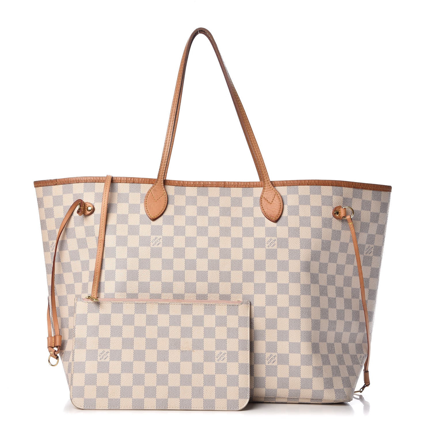 Louis Vuitton Damier Azur Neo Neverfull GM Rose Ballerine 1 of 21