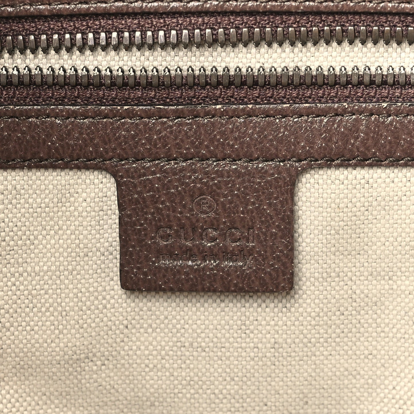 GG Supreme Monogram Web Small Ophidia Half Moon Hobo Brown