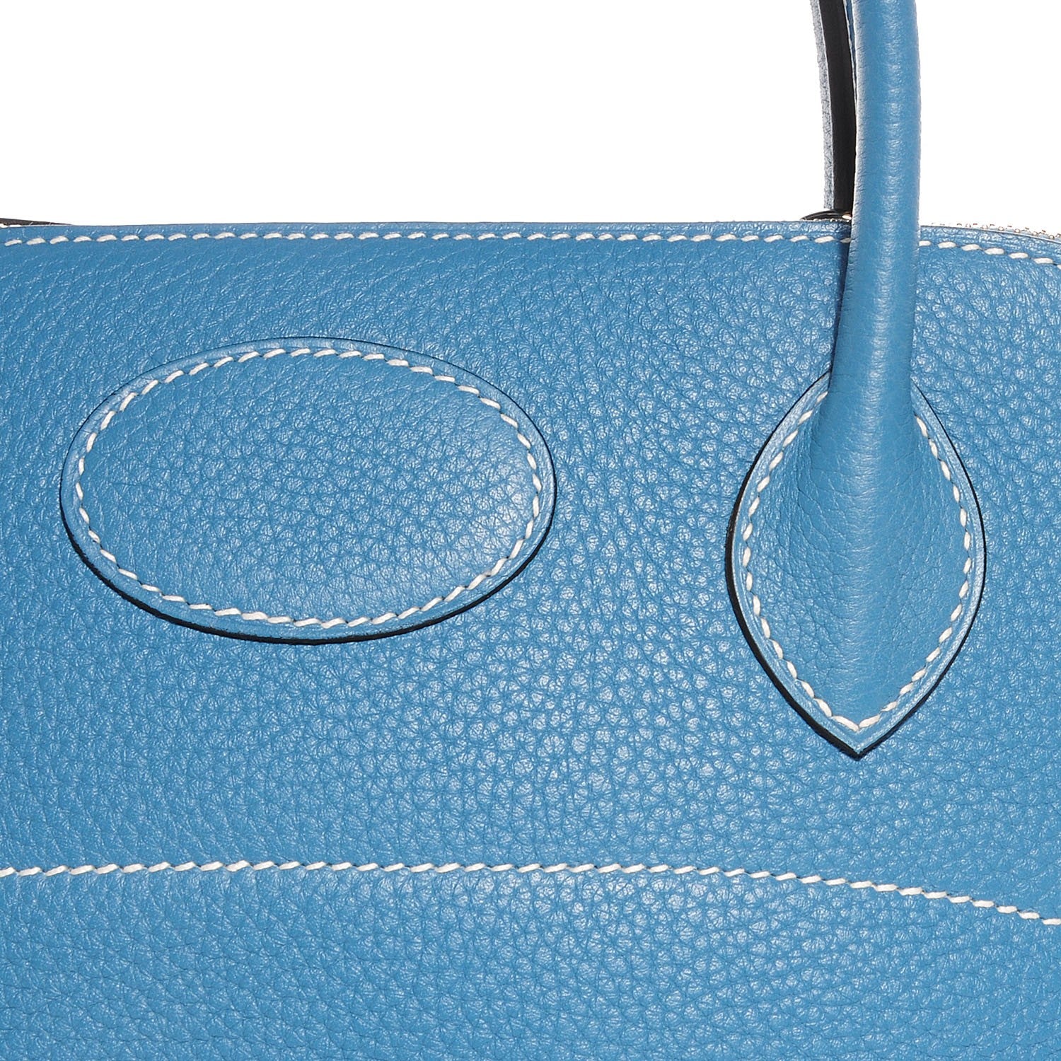 Hermes Taurillon Clemence Bolide 31 Blue Jean 8 of 25