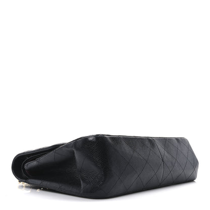 Chanel Caviar Quilted Jumbo Double Flap Black 4 of 11