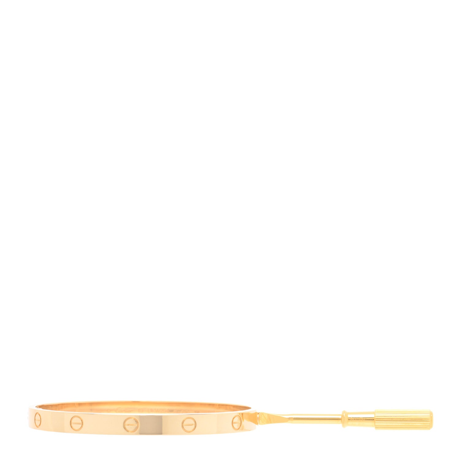 Cartier 18K Yellow Gold LOVE Bracelet 19 4 of 9