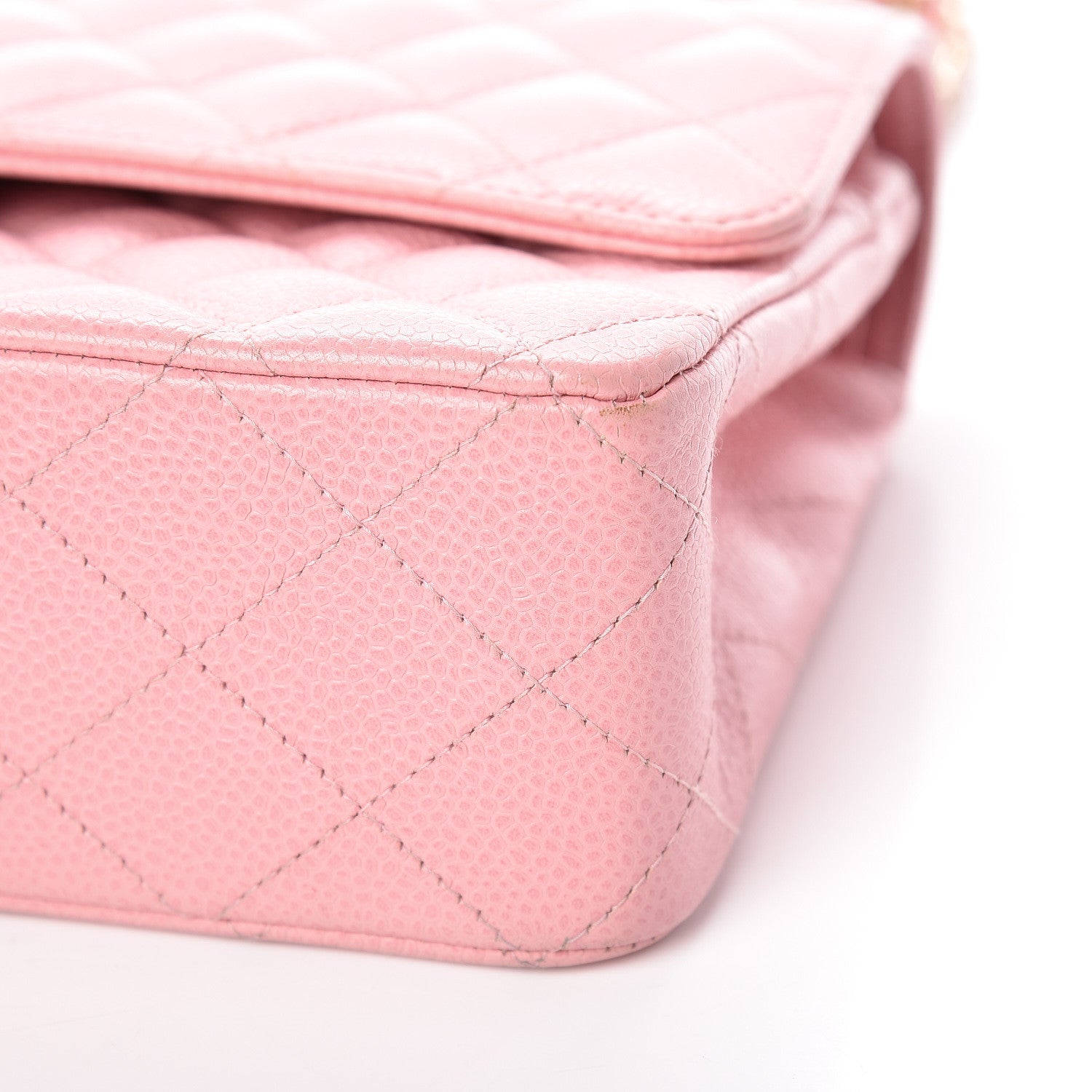 Chanel Caviar Quilted Medium Double Flap Pink 6 of 11