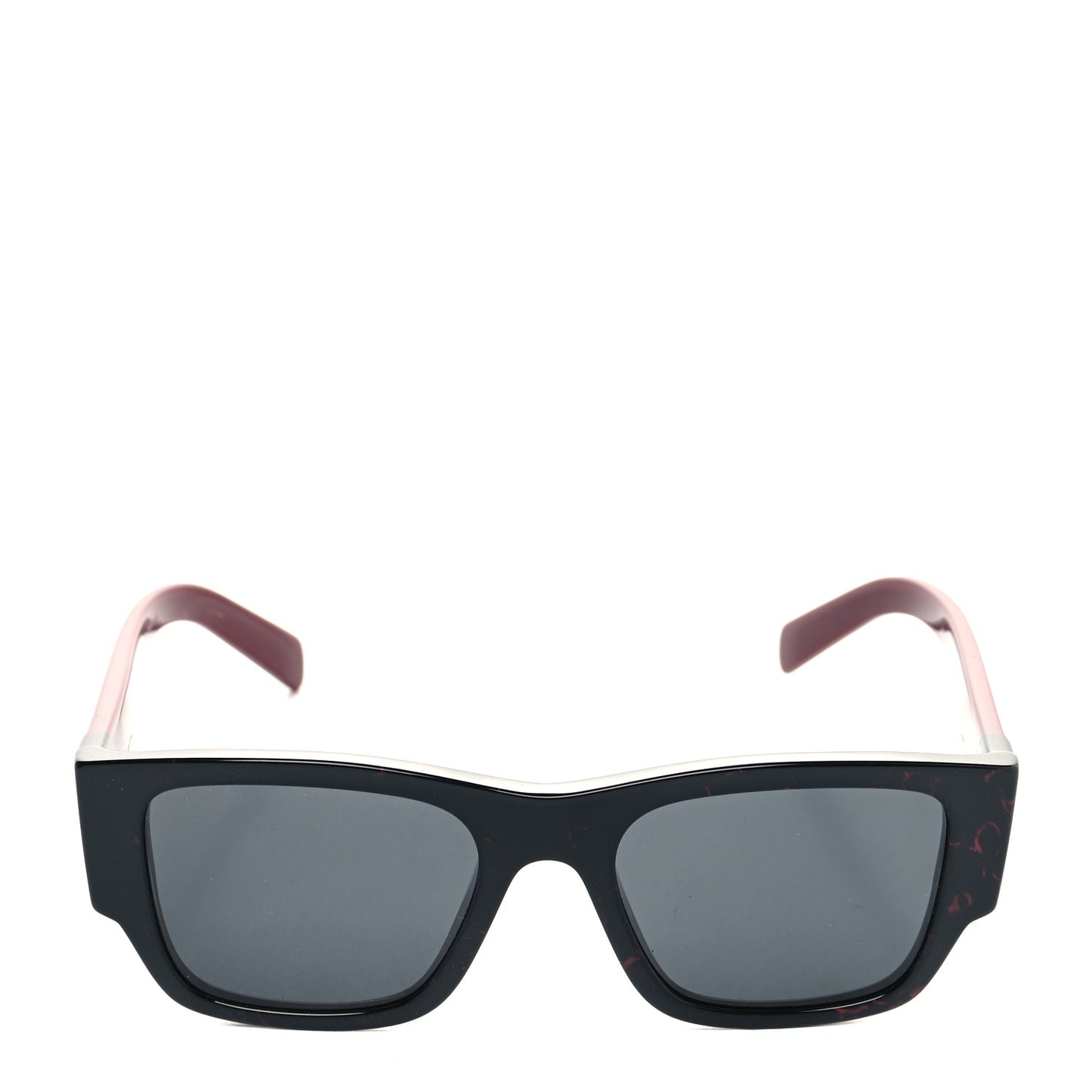 Acetate Symbole Sunglasses SPR 10Z Black Red