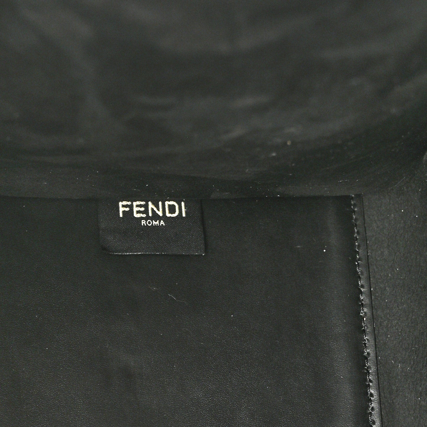 Vitello King Plexiglass Medium Fendi Sunshine Shopper Tote Black