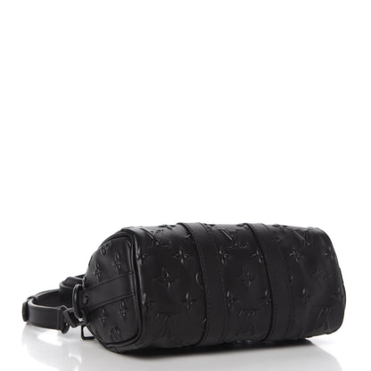 Louis Vuitton Monogram Seal Keepall XS Black 4 of 9