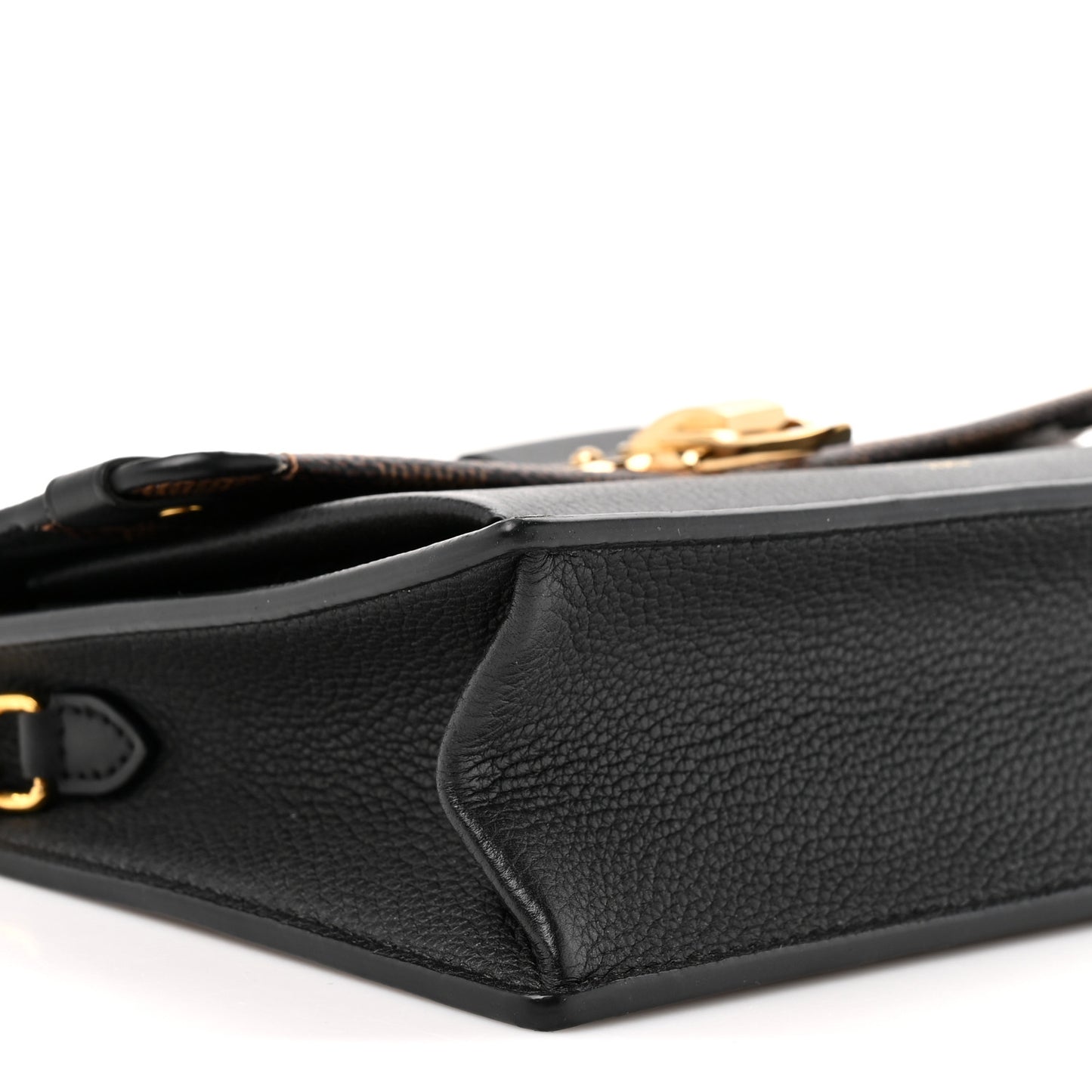 Damier Ebene Vavin Chain Wallet Black
