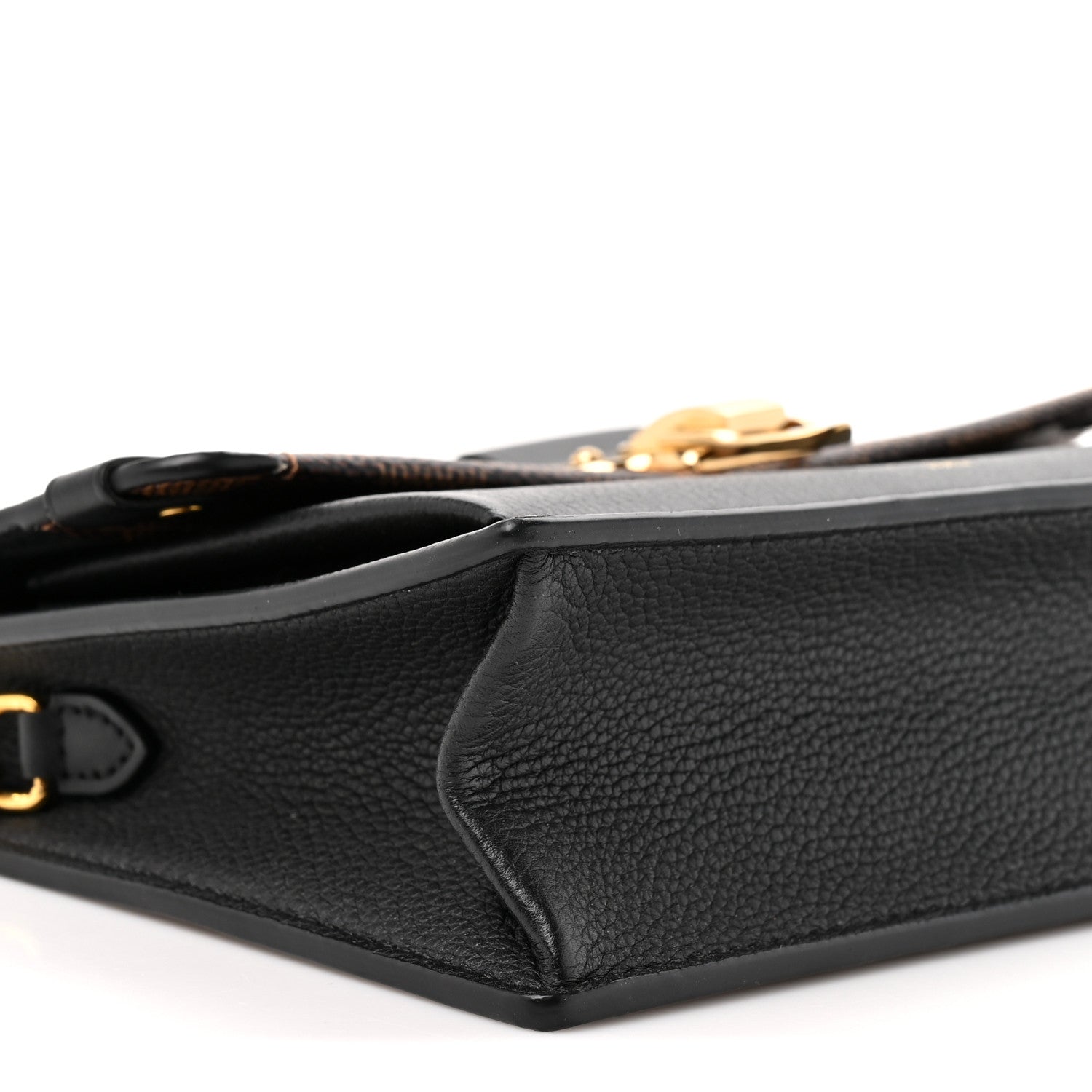 Louis Vuitton Damier Ebene Vavin Chain Wallet Black 8 of 9