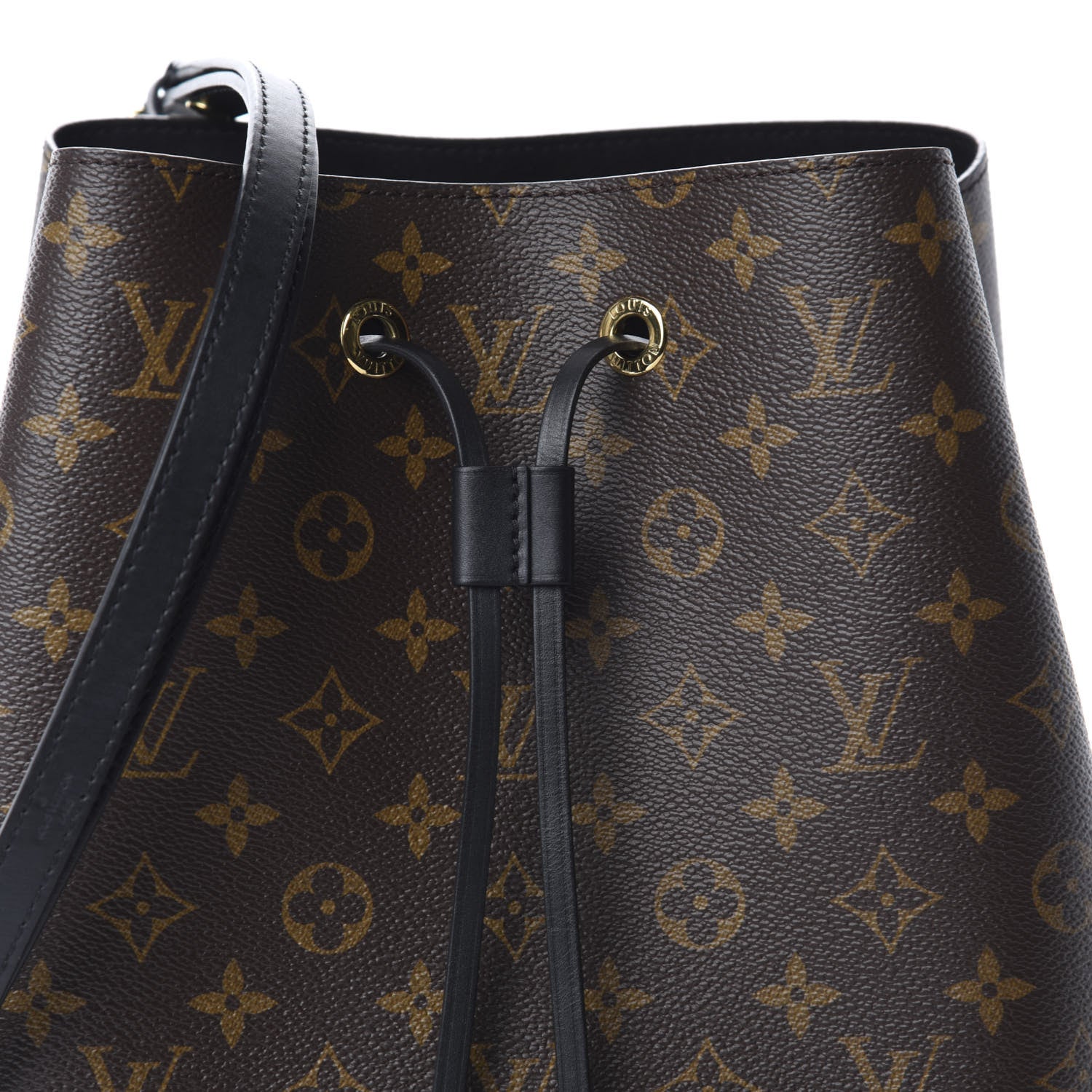 Louis Vuitton Monogram Neonoe MM Black 9 of 10