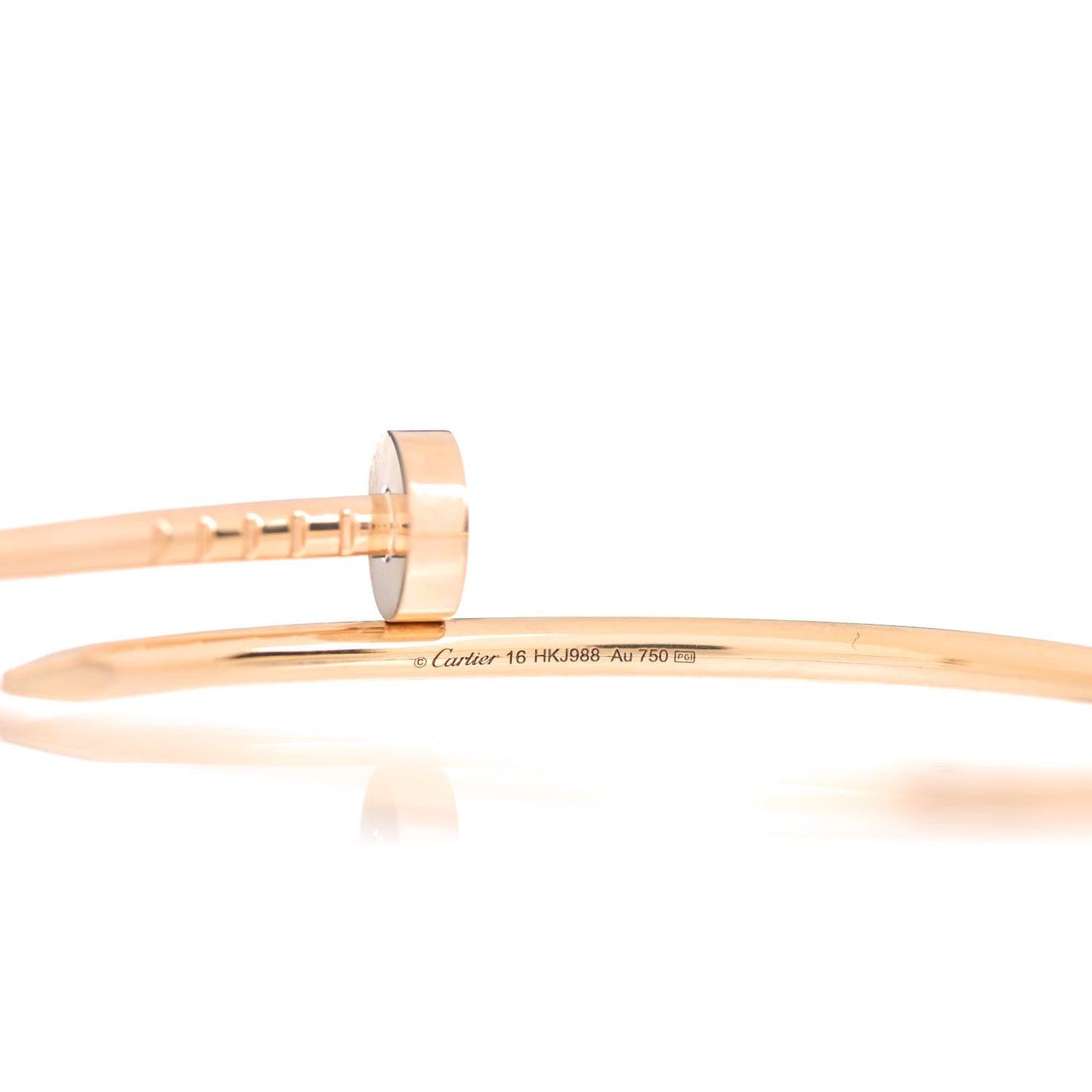 18K Yellow Gold Small Juste Un Clou Bracelet 16