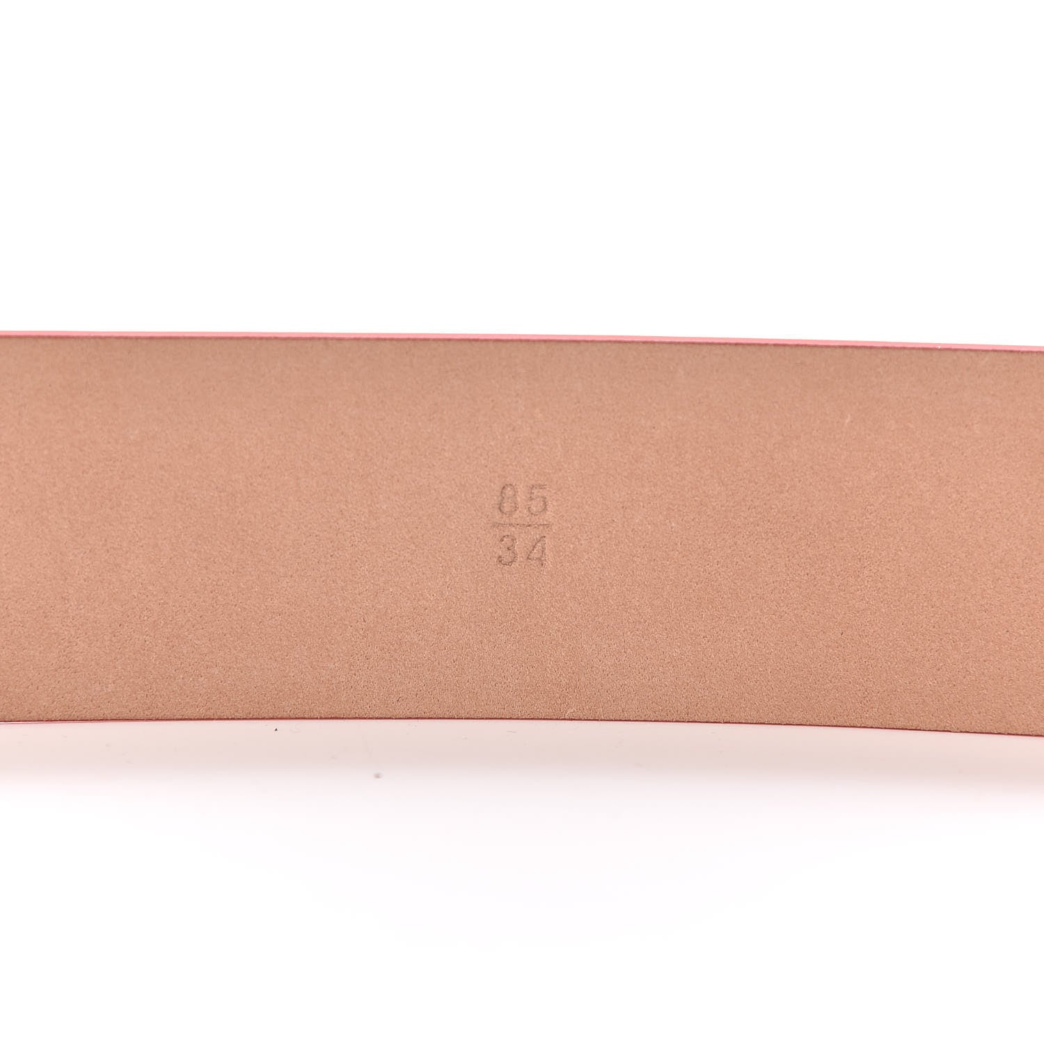Chanel Patent Calfskin Enamel CC Logo Belt 85 34 Orange 5 of 9