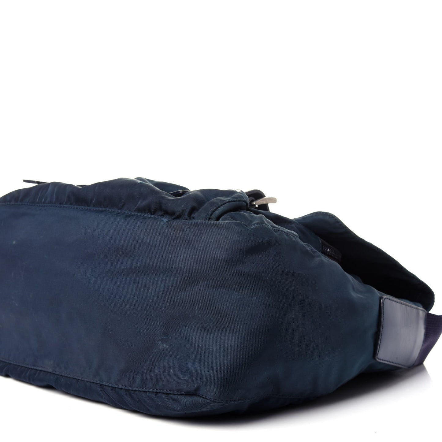 Nylon Vela Messenger Bag Blue