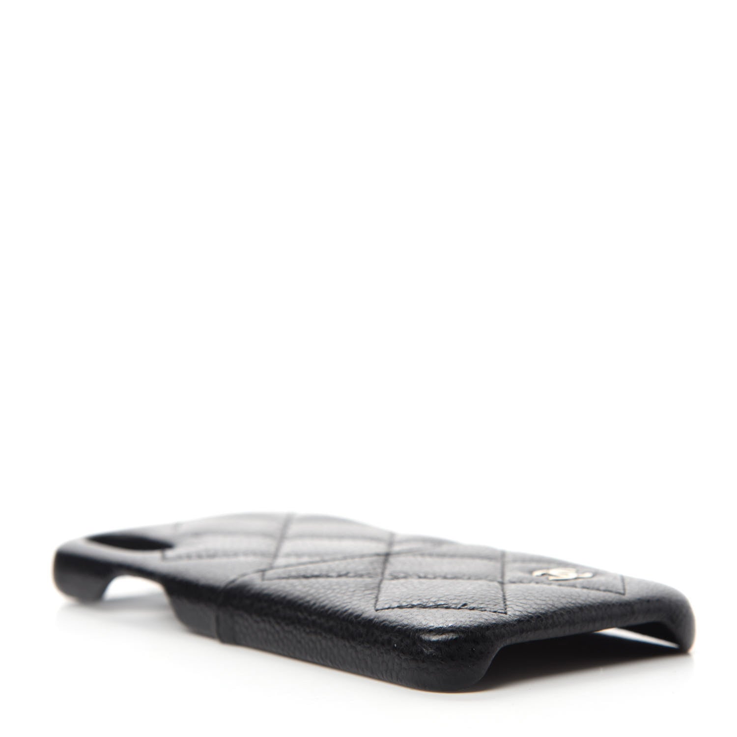 Chanel Caviar Quilted iPhone X Coco Tech Case Black 4 of 7