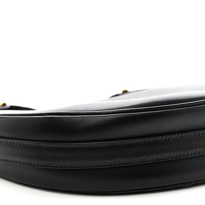 Prada Soft Calfskin Arque Shoulder Bag Black 8 of 9