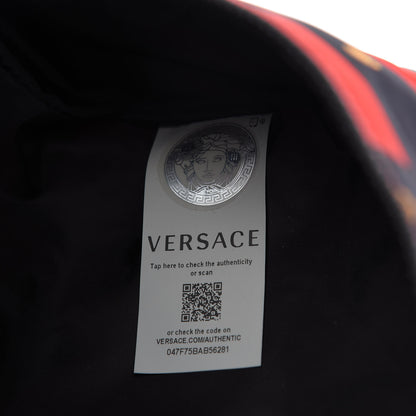 Versace Nylon Tribute Print Belt Bag Red Multicolor 9 of 10