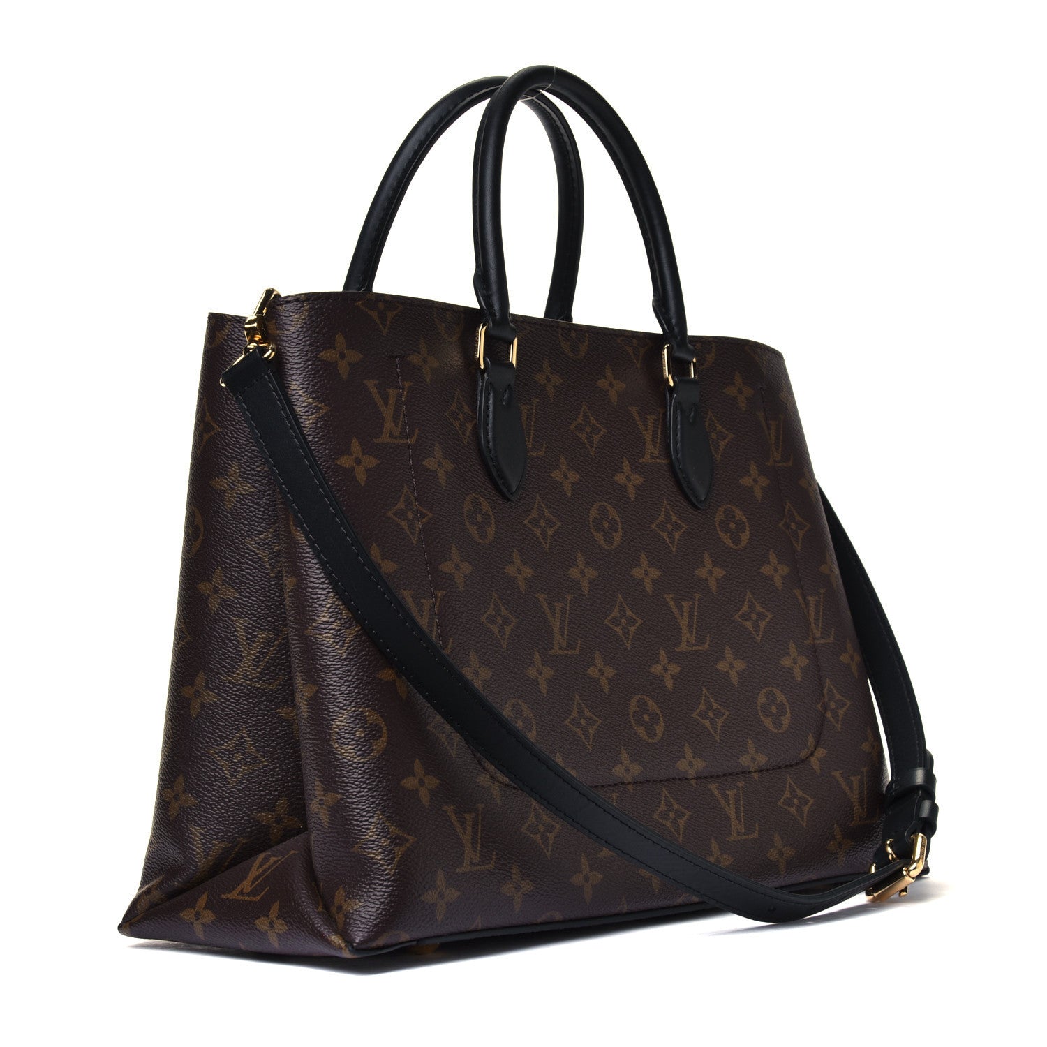 Louis Vuitton Monogram Flower Tote Black 2 of 4