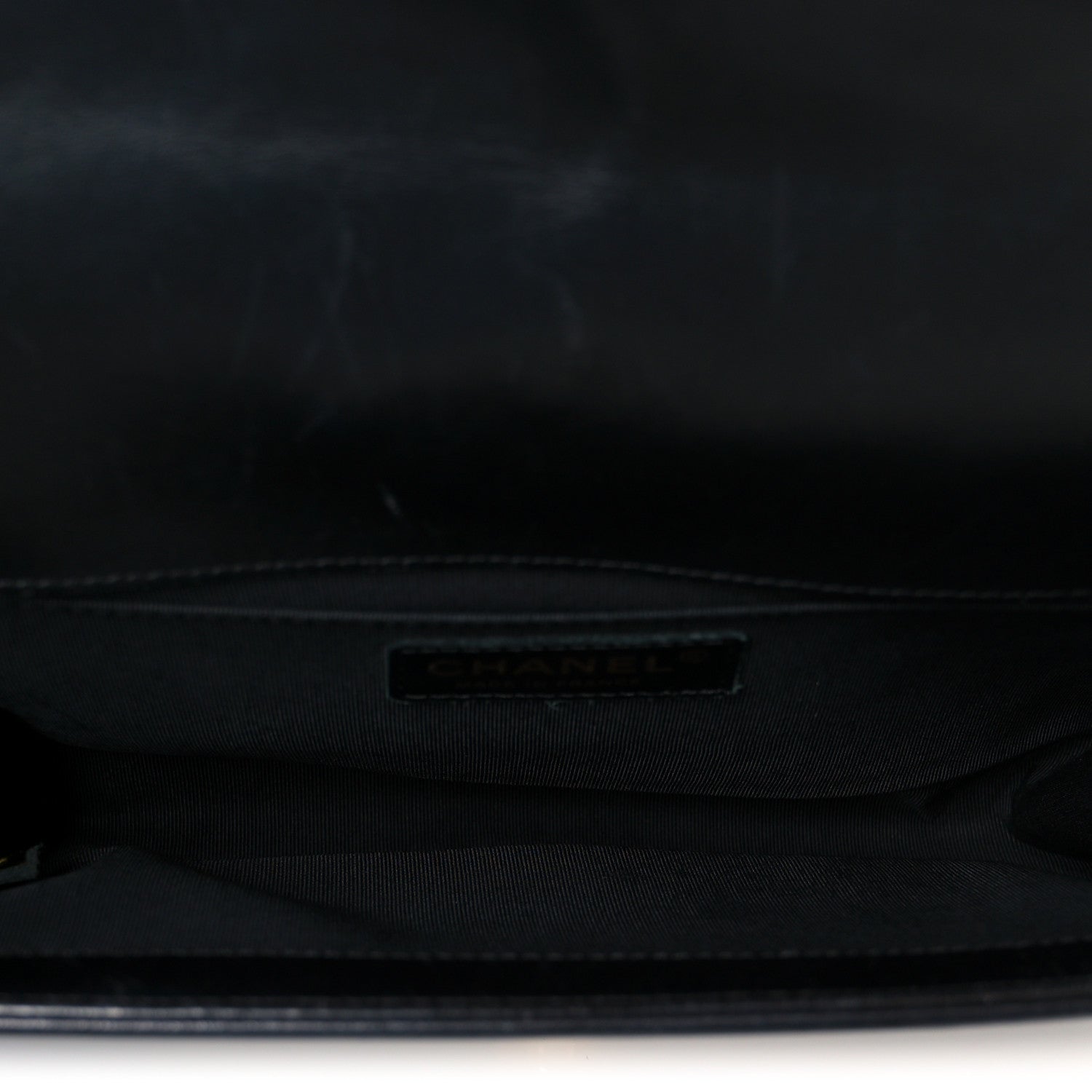 Chanel Lambskin Quilted Medium Boy Flap Black 5 of 10