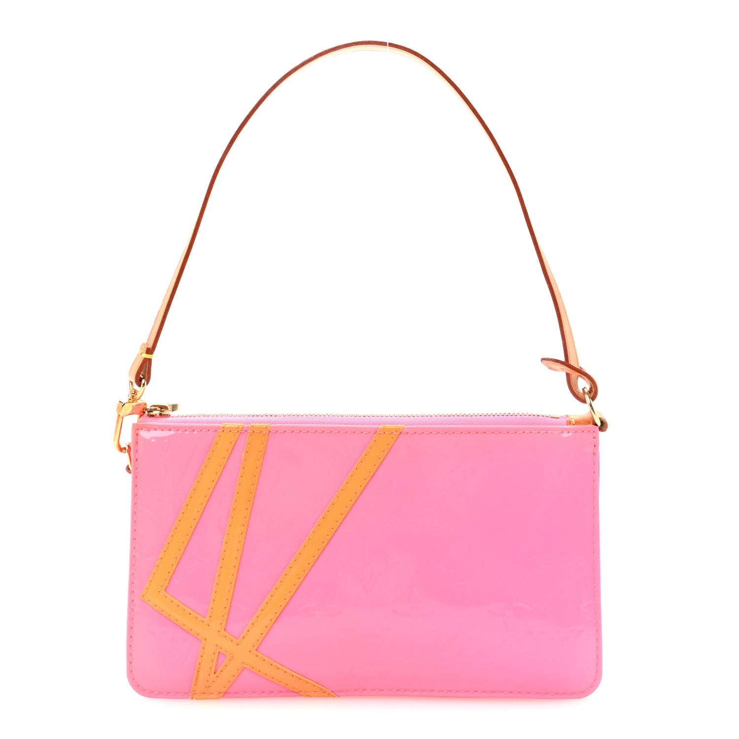 Louis Vuitton Vernis Fluo Lexington Pochette Pink 1 of 9