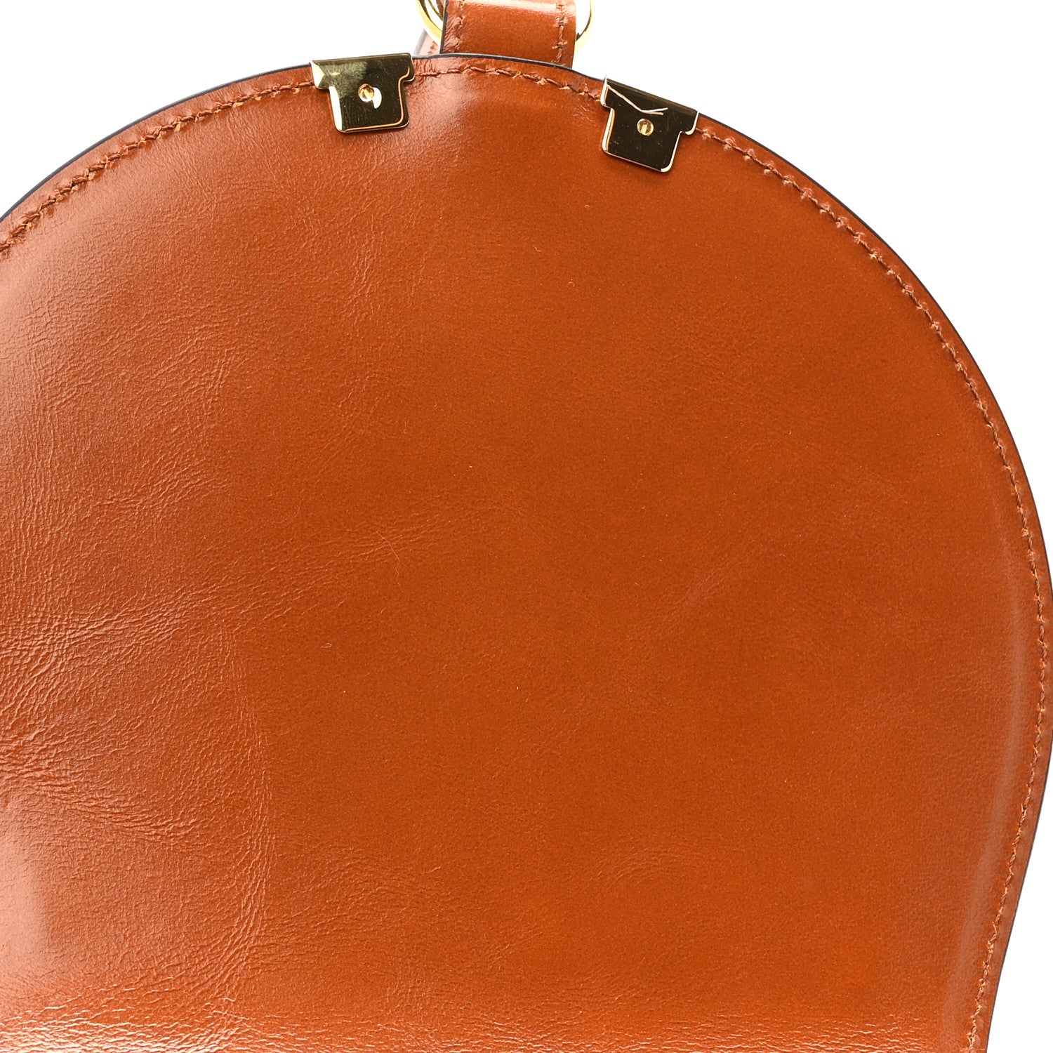 Chloe Shiny Calfskin Small Marcie Saddle Bag Clay Brown 11 of 11