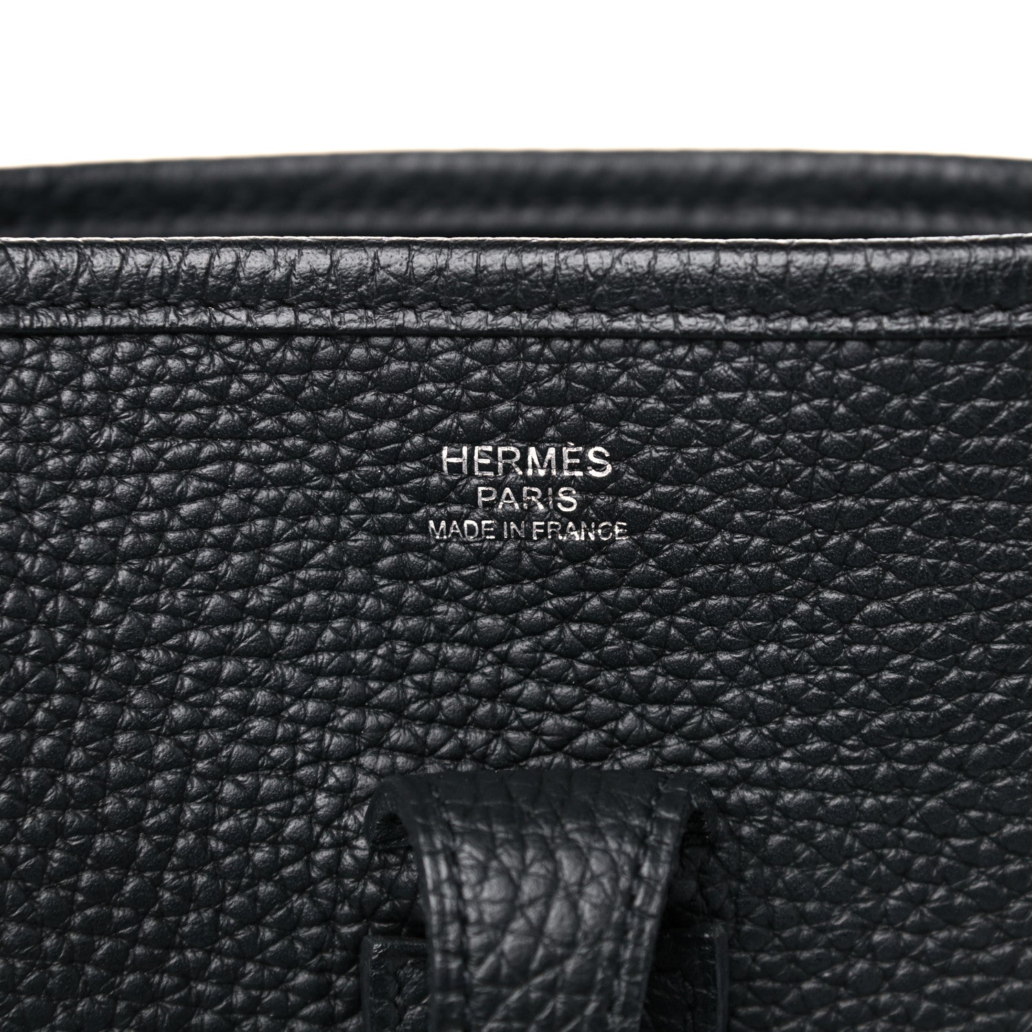 Hermes Taurillon Clemence Evelyne III PM Black 6 of 12