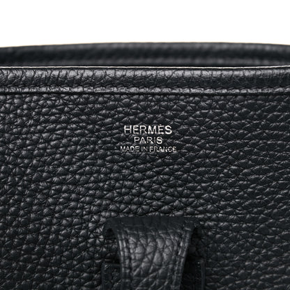 Hermes Taurillon Clemence Evelyne III PM Black 6 of 12