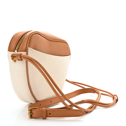 Saint Laurent Linen Calfskin Le Monogramme Coeur 3 of 10