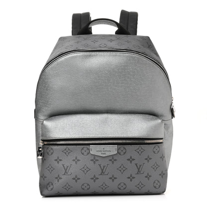Louis Vuitton Monogram Taiga Discovery Backpack PM Silver 1 of 14