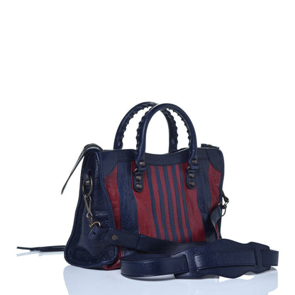 Balenciaga Veau Arena Multicolore Classic Hardware S City Bleu Nuit Rouge 3 of 9