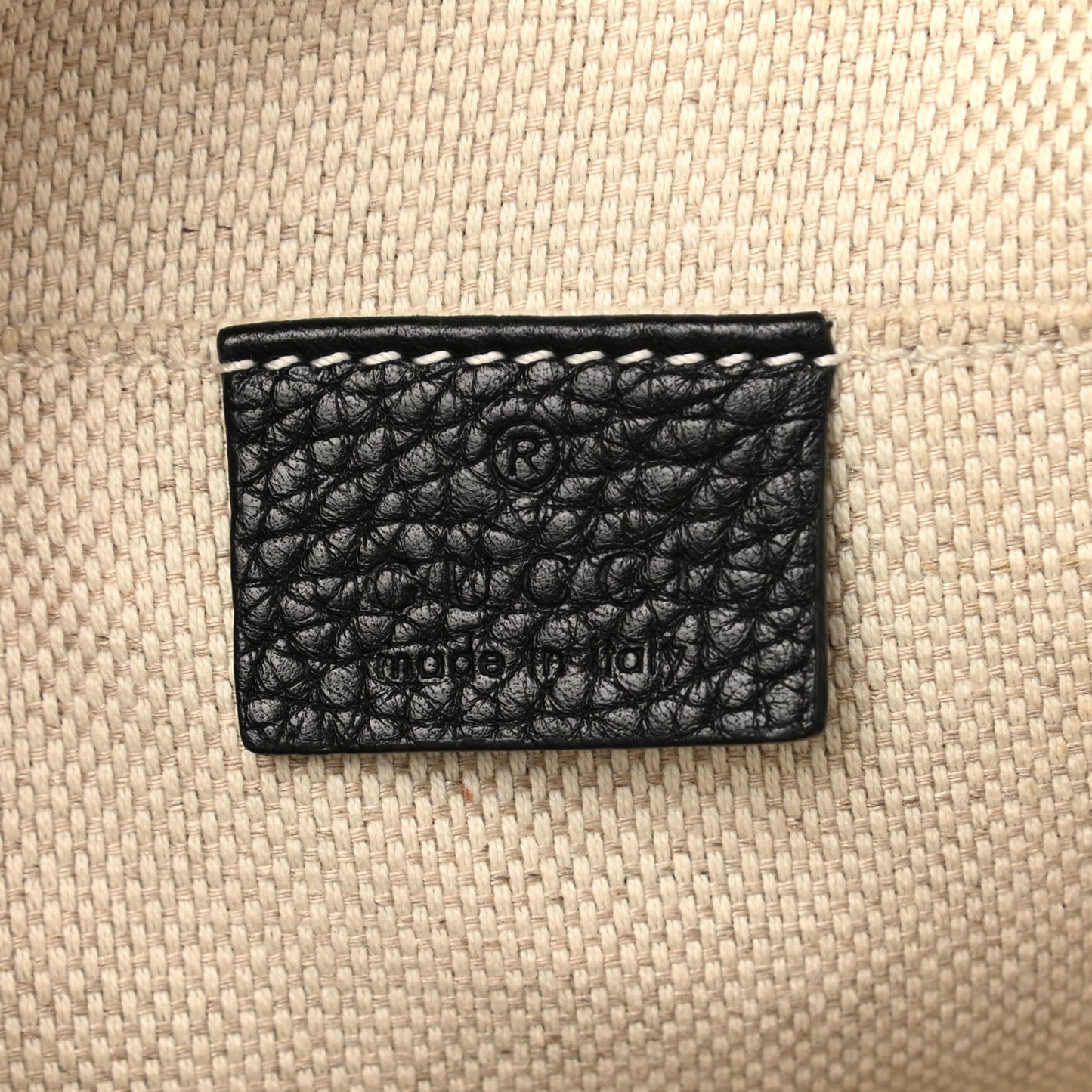 Pebbled Calfskin Small Soho Disco Bag Black
