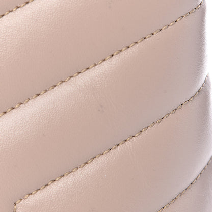 Saint Laurent Calfskin Y Quilted Monogram Small Loulou Chain Satchel Taupe Sable 13 of 13