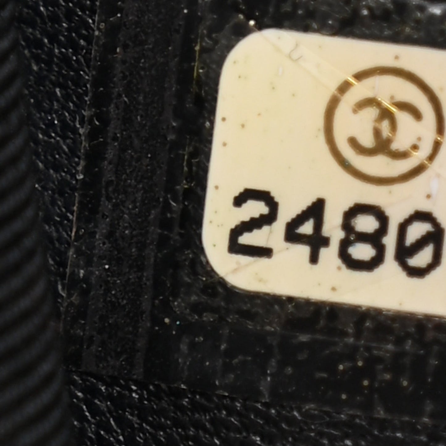 Sheepskin Chevron Quilted Vintage Mademoiselle Flap Black