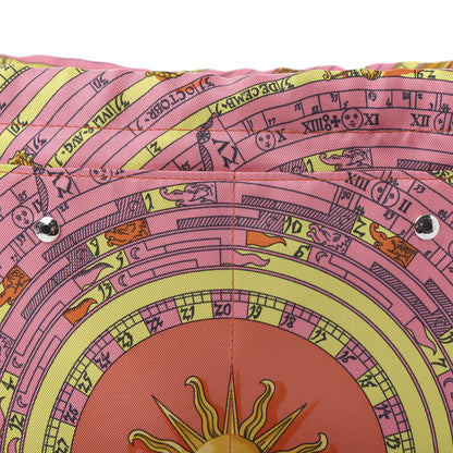 Hermes Silk Barenia Astrologie Fourbi 25 MM Pouch Pink Fauve 10 of 11