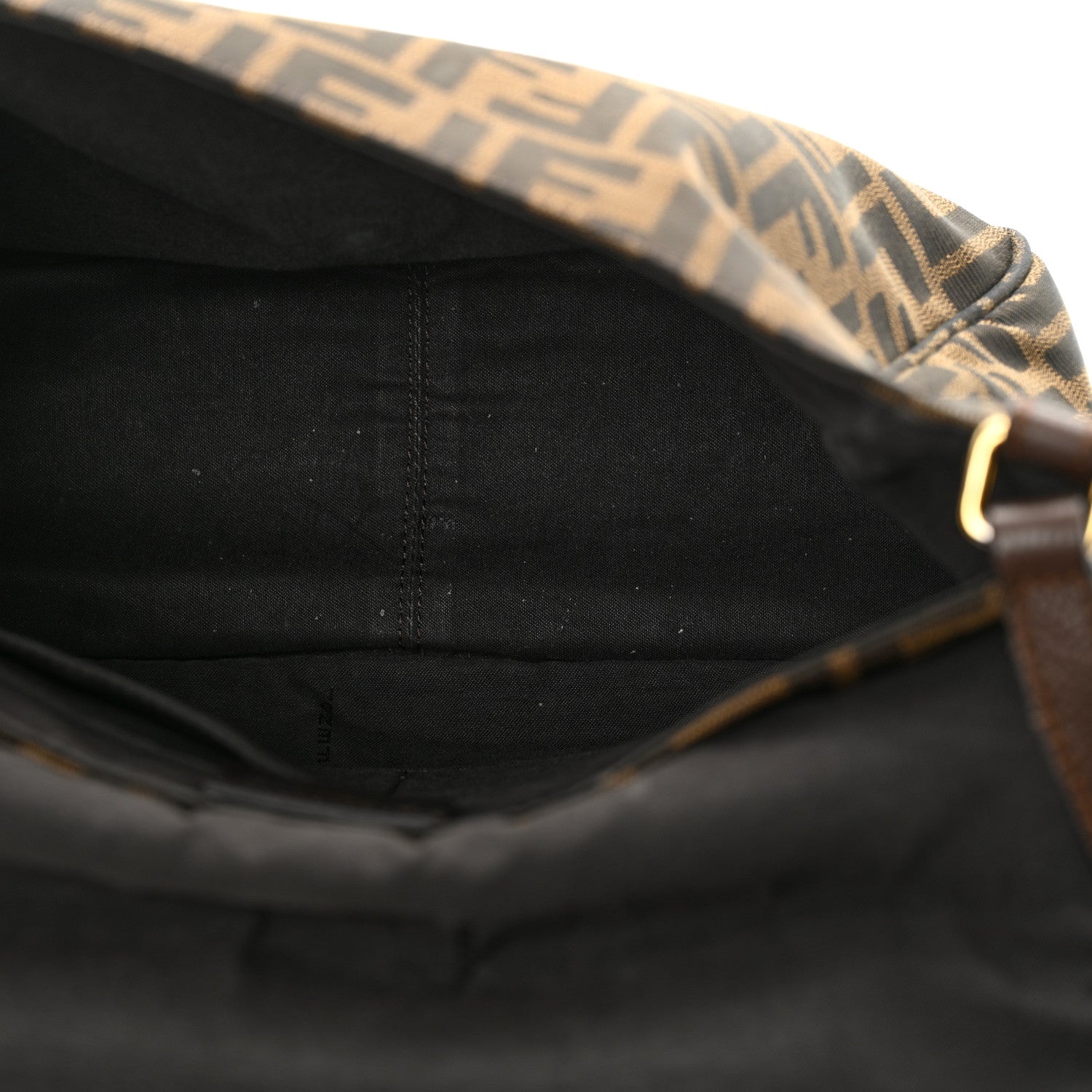 Fendi Zucca Vitello Artic Messenger Bag Tobacco Castagna 5 of 13