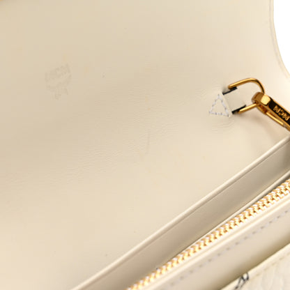 MCM Visetos Large Patricia Wallet On Chain White 8 of 9
