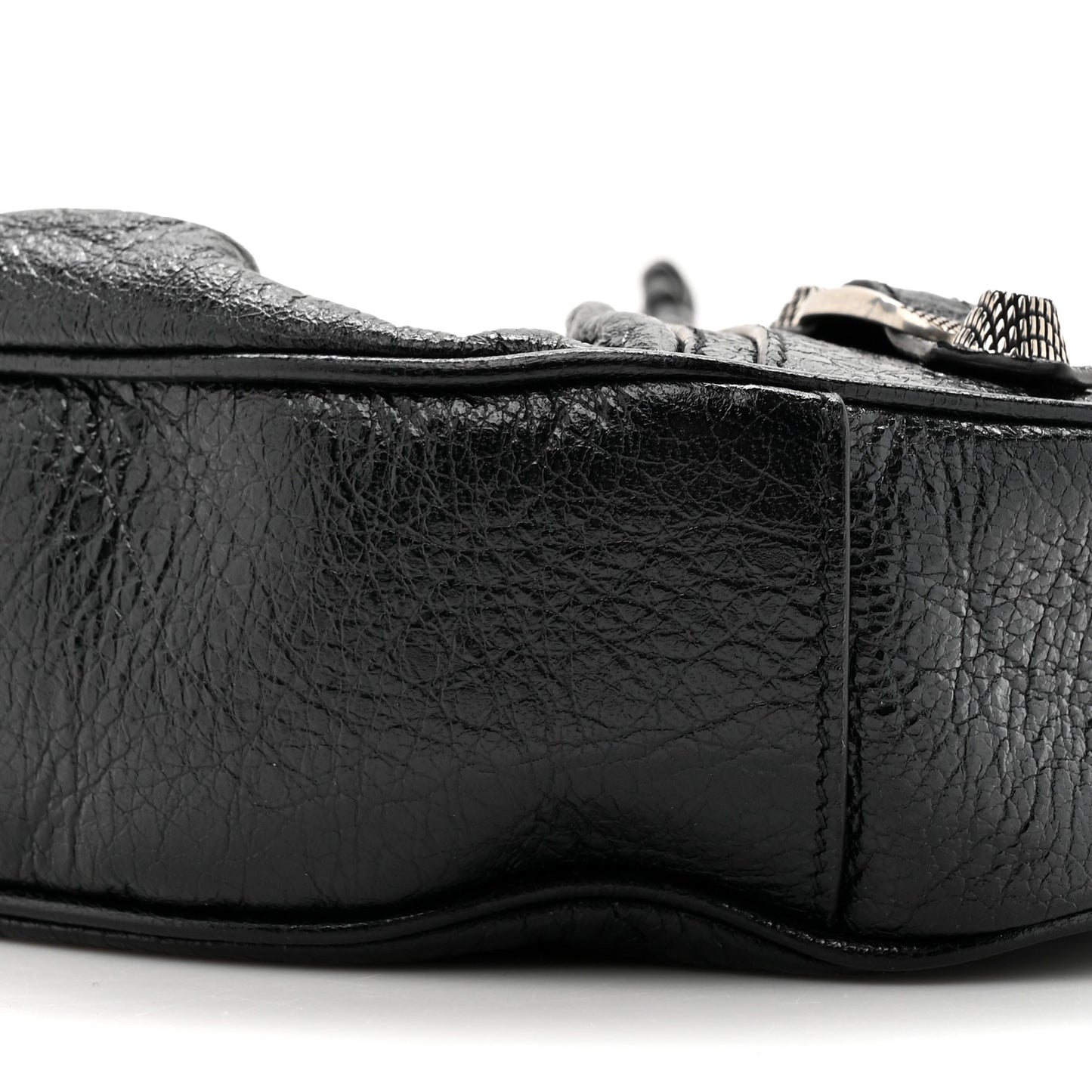 Agneau Arena Le Cagole Shoulder Bag XS Black