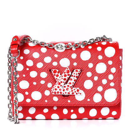 Louis Vuitton LV X YK Epi Infinity Dots Twist Shoulder Bag MM Red 2 of 12