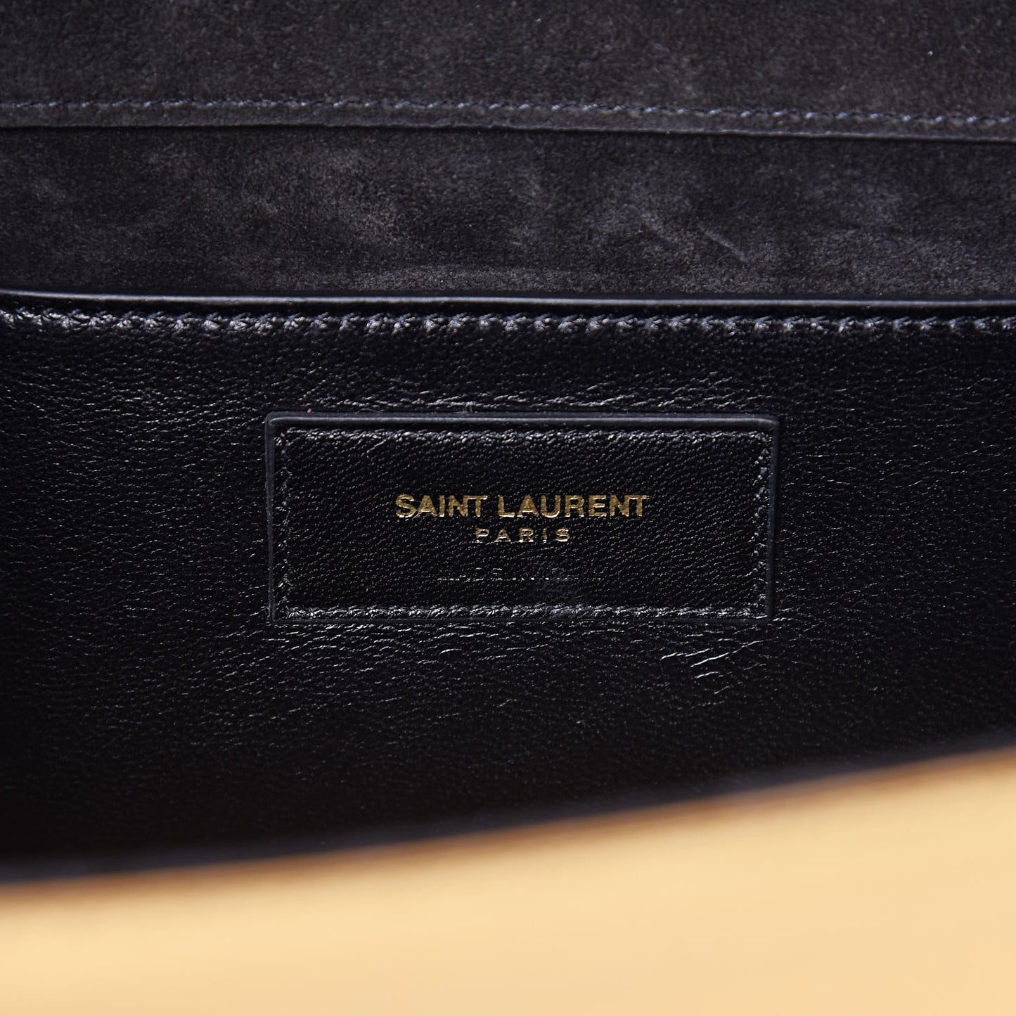 Metallic Calfskin Monogram Cassandre Clutch Ciad
