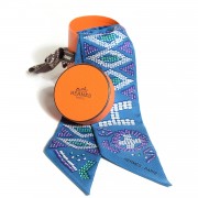 Hermes Silk Kelly En Perles Twilly Bleu 7 of 19