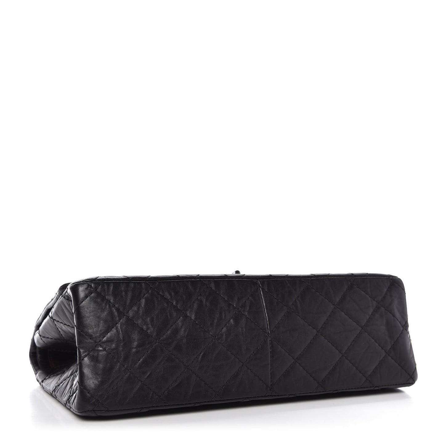Aged Calfskin Quilted 2.55 Reissue 226 Flap Black